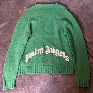 Green palm angels sweater